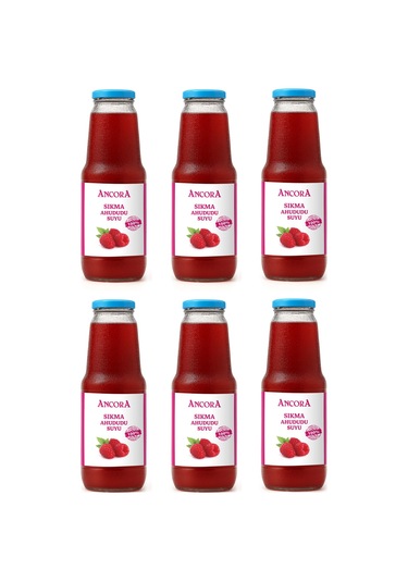 Ancora Sıkma Ahududu Suyu 1 Lt X 6 Adet