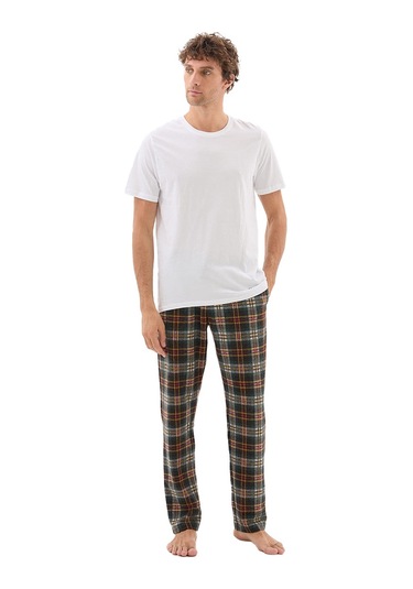 Erkek Pijama Altı 40671 - Yeşil Yeşil