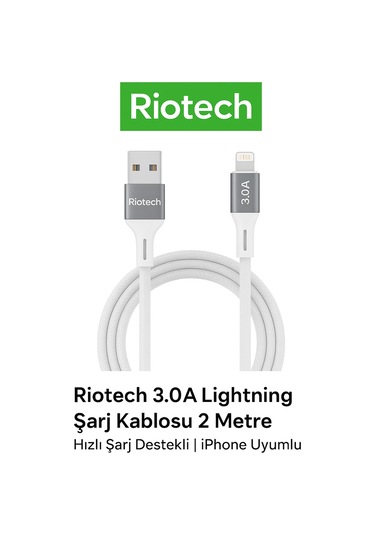Riotech 3.0a Lightning Kablo 2m