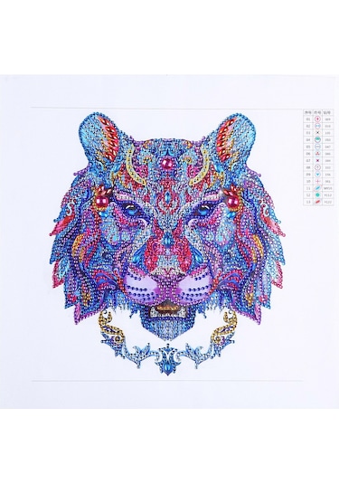 Monyee 30x30cm Yarı Tamamlanmış Özel Şekil Elmas Boyama, Ev Dekorasyonu İçin Dıy El Sanatı Seti Diğer