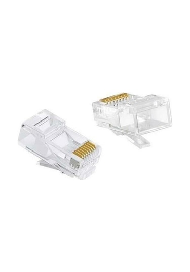 100 adet cat6 konnektör cat6 jack rj45 başlık cat 6 başlık