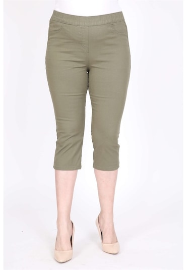 Myline Beli Lastikli Kapri Pantolon (532245948)