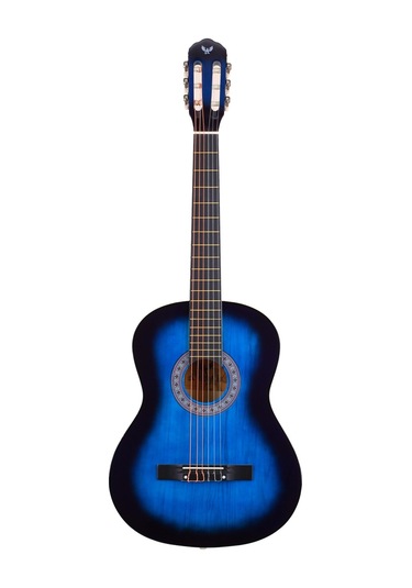 Angel Acg100-Bls 4/4 Mavi Klasik Gitar