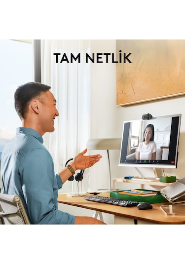 Logitech Brio 100 Full Hd 2 MP  1080 P Mikrofonlu Grafit Webcam