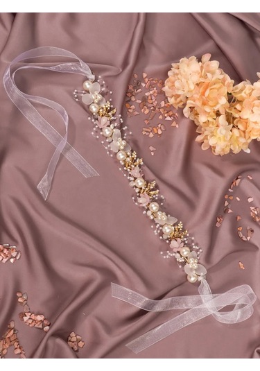 Bıjuteks Saç Tacı Düğün 454409606 Pembe