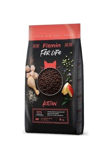 Fitmin Forlife Kitten Tavuklu Yavru Kedi Maması 8 KG