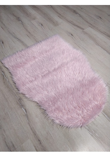 Yamalıhome Peluş Halı Apost Pembe 75x100cm Post Halı