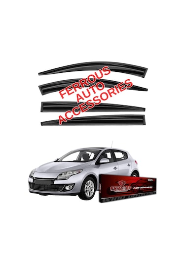 Renault Megane 3 Hb Ferrous Cam Rüzgarlığı 4lü 2009 2015