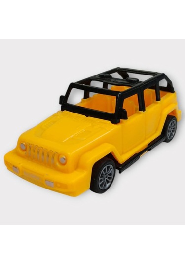 Çek Bırak Arabalar 10 Cm - Sarı Jeep