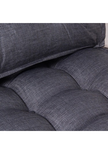 Yataklı Koltuk Mocca Keten Tek Kişilik Gri