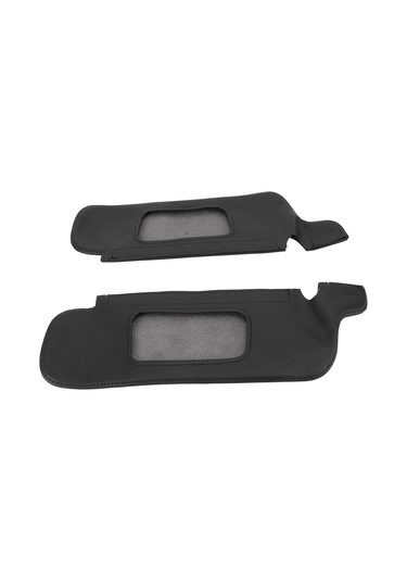 Reedark Ford Mustang 1994-2004 İçin Gri Pu Deri Güneş Koruyucu Örtü 2 Adet - Kolay Kurulum, Kırılma Direnci Ve İç Dekorasyonu Zenginleştirir