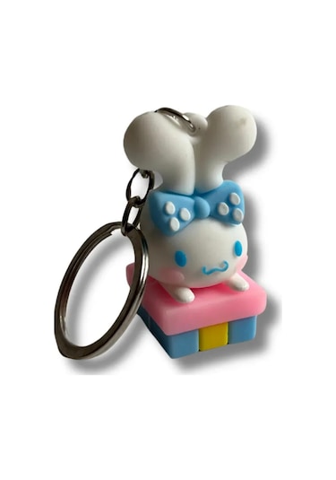 Cinnamoroll Sanrio Figürlü Silikon Anahtarlık&çanta Aksesuarı