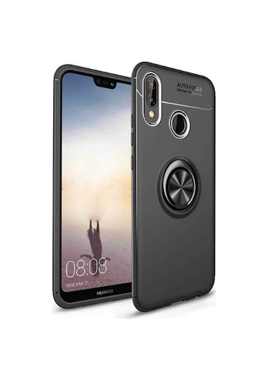 Huawei P Smart 2019 Kilif Yüzüklü Magnetli Ravel Case 389753603