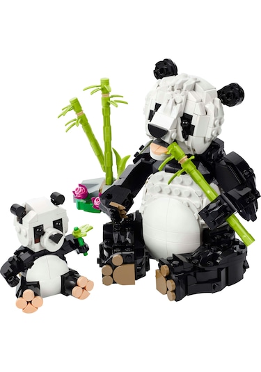 LEGO® Creator 3’ü 1 Arada Vahşi Hayvanlar: Panda Ailesi 31165 - 8 Yaş ve Üzeri Çocuklar için Yaratıcı Oyuncak Yapım Seti (626 Parça)
