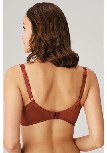 Balenli Desteksiz Dolgusuz Toparlayıcı Günlük Klasik Küçültücü Sütyen Ten