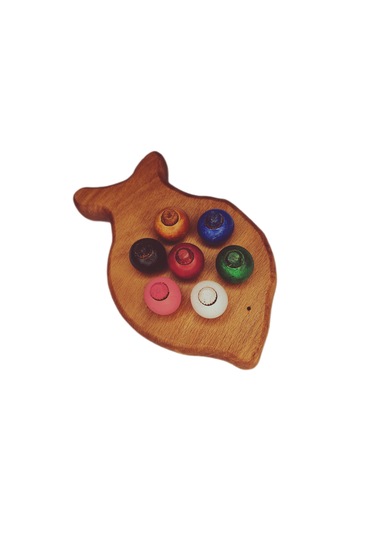 Boncuk Dizme Oyunu Ahşap Balık