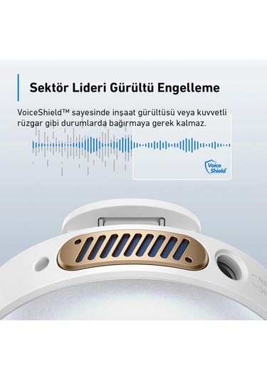 Work M650 Yaka Mikrofonu-beyaz-a3320