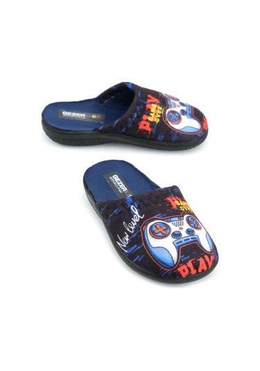 Gezer Kışlık Erkek Çocuk Ev Terlik Gt1kpm.15416.00.013.0c Lacivert