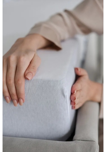 Düz Beyaz Çift/tek Kişilik Lastikli Çarşaf %100 Pamuk,83 Tel