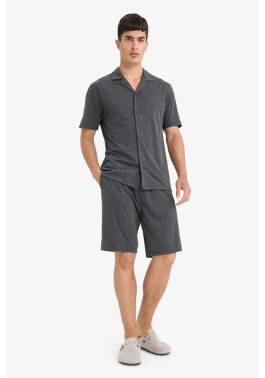 Defacto Kısa Kollu 2li Takım F7381ax25hsar198 Antrasit