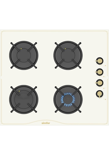 Simfer SB8218 - T3326 - SD8716 Retro Bej 3'lü Ankastre Set