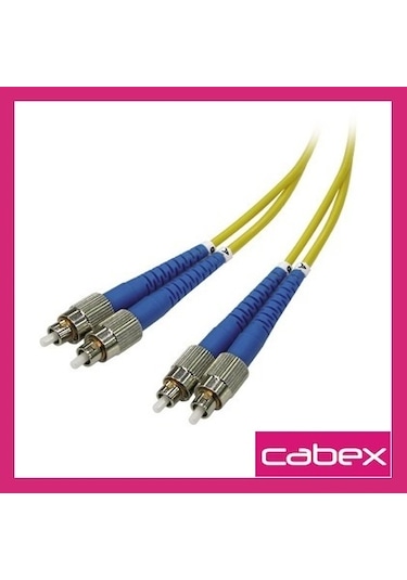 Cabex - SM FC-FC Dublex Fiber Optik Patchcord Singlemode 3 MT