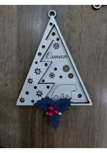 Lavanta Tasarım Yeni Yıl Süsü Ağaç Süsleri Çam Ağacı Beyaz