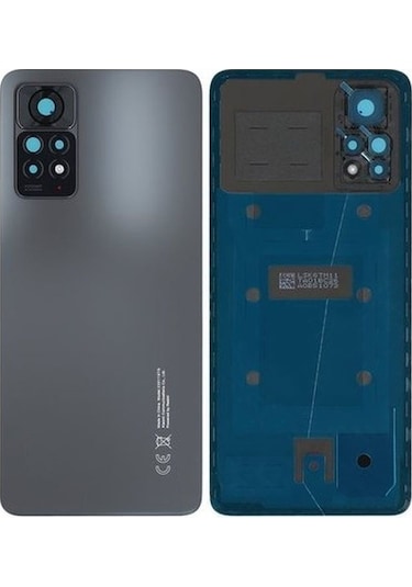 Redmi Note 11 Pro 4g Uyumlu Arka Pil Batarya Kapağı Kamera Lensli - Siyah