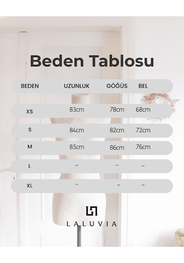 Laluvia Bej Yaka Bağlama Detaylı Kısa Elbise - 5084 Bej