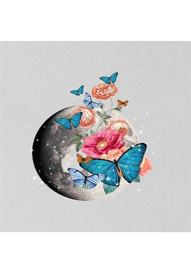 Çiçekli Heykel Kuru Kafa Ve Dünya Doğal Taş Bardak Altlığı 4'lü Set - Natural Stone Coasters - Taş Çok Renkli