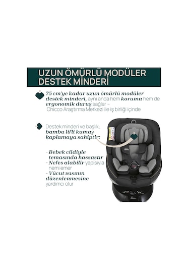 Chicco Seat 105 I Sıze Posh Black 04087114330000