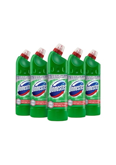 Domestos Çamaşır Suyu Dağ Esintisi 6 x 750 ML + Sünger 2'li