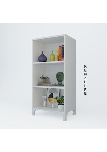 Kenzlife Kitaplık Tuğçe 088 040 020 Byz Ayaklı Mutfak Dolabı Banyo Ofis Ayakkabılık Kiler