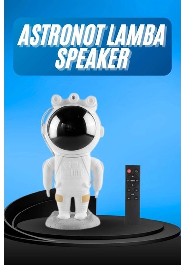 Gece Lambası Astronot Bluetooth Hoparlörlü Galaksi Işık Projektörü Diğer