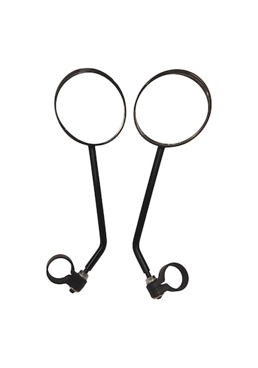 Xbyc 4020 Bisiklet Aynası 2'li Gidona Takılabilir Bükülebilir Ayarlanabilir 78mm Çaplı Tümsek Ayna