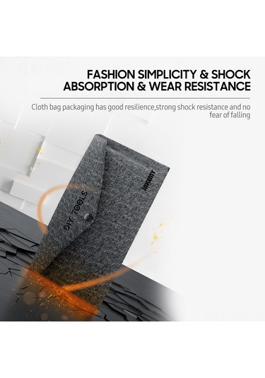 Symbee Jm-8184 Chromium Vanadium Çelik Tornavida Seti - 46 Parça Precision Tamir Aleti, Telefon Ve Cihaz Tamiri İçin, Yumuşak Çanta İle Diğer