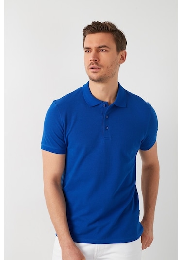 Buratti Pamuklu Regular Fit Düğmeli Erkek Polo Yaka T Shirt 5902127 Saks