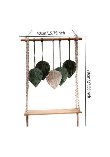 Homyl Duvar Yaprak Asılı Goblen Raf Saçak Oturma Odaları