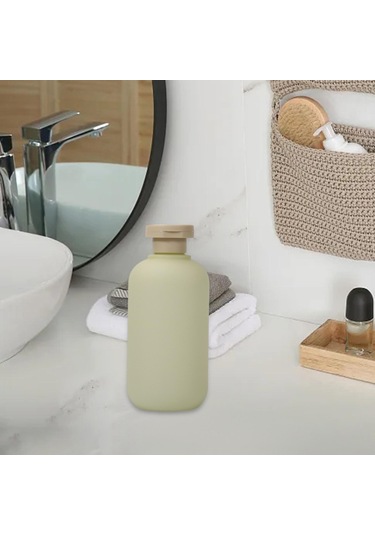 Suntek Kozmetik Makyaj Ambalaj Depolama Tutucu Kapları Yeşil-300ml Yeşil 300ml