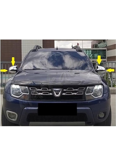Dacia Duster Krom Ayna Kapağı 2012 - 2017 2 Parça Abs Krom
