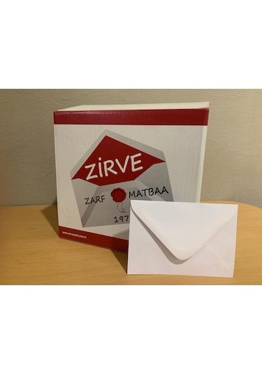 Davetiye Zarfları 14x20 110 Gram 1.hamur Üçgen 500 Adet