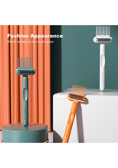 Geeroyoo Yeşil, Turuncu, Gri Renk Seçenekli Plastik Temizleme Fırçası - 170x55mm