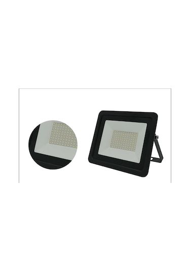 100w Led Projektör- 8000 Lümen- Beyaz Işık-