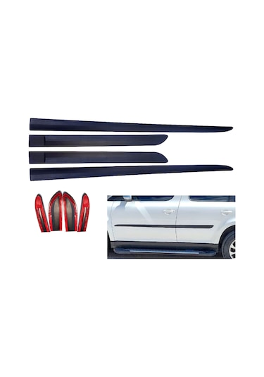 Ford C-max Iı 2010-2019 Kırılmaz Abs Yan Kapı Koruma Çıtası Siyah 1. Kalite Yerli-