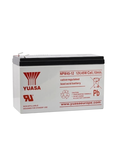 Yuasa Npw45-12 12V 9 Ah Bakımsız Kuru Akü