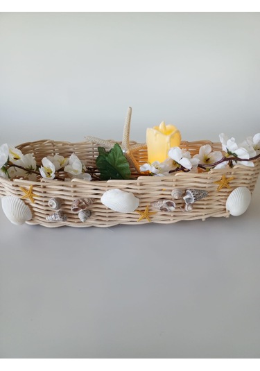 Bambu El Yapımı Çok Amaçlı Oval Sepet