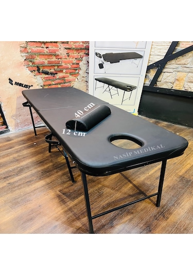 Relax Soft Masaj Masası Çanta Tipi Siyah