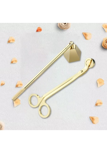 Suntek 2 In 1 Mum Snuffer Wick Giyotin Kesici Paslanmaz Çelik Ev