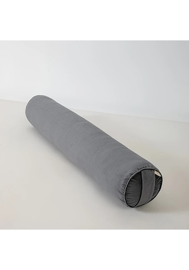 Trendooze Yıkanabilir Silindir Yastık Beyaz 100x20cm Sunlight022 Yatak Dekorasyonu Beyaz