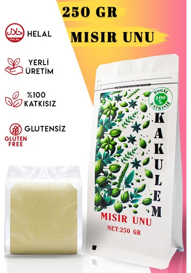 Kakulem Glutensiz Ata Tohum Yerli Mısır Unu 250 G